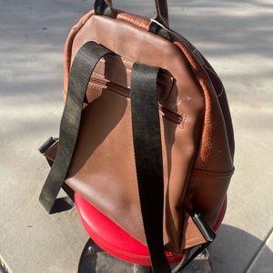 Leather Backpack, The Brand Is David Jones  Paris, Ready To Use,